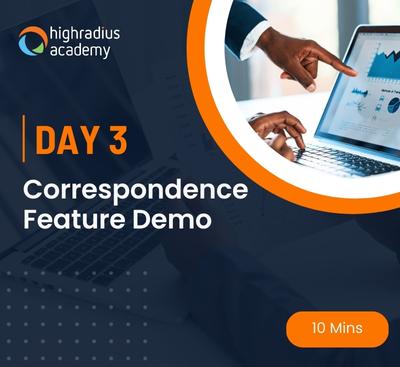 Day 3: Correspondence Feature Demo